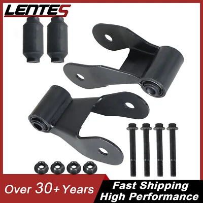 2PCS Rear Leaf Spring Shackle Kit 722-019 For 1997-2010 Ford F150 Heritage F-150 Foto 1 de 4