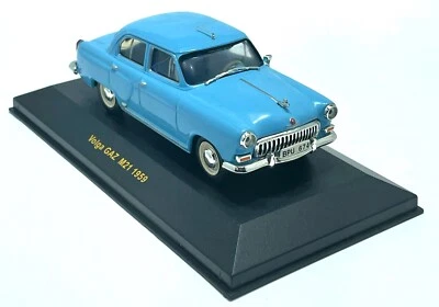 IXO VOLGA GAZ M21 LIGHT BLUE MODEL CAR 1:43 SCALE - Image 1 of 4