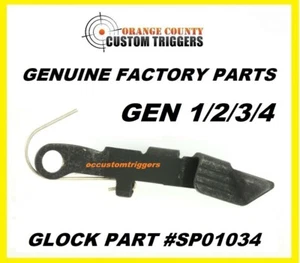 Genuine Glock Extended Slide Stop Release 20 21 29 30 37 38 39 40 GEN 1/2/3/4 - Picture 1 of 5
