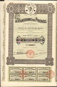 DECO => LA VIGNERONNE des PYRÉNÉES (H) - Picture 1 of 1