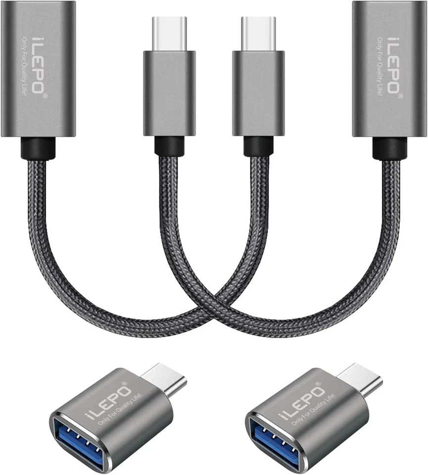 Adattatore USB C USB 4PCS USB C to USB 3.0 Adattatore USB a USB C Cavo OTG Type  - Immagine 1 di 1