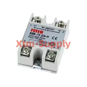 1PC NEW FOTEH SSR-75DA-H Single-phase solid-state relay SSR75DAH - Picture 1 of 3