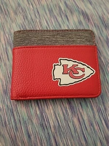 NFL Pebble Bifold Wallet Kansas City Chiefs LITTLE EARTH  - Picture 1 of 3