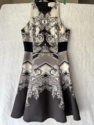 Nicole Miller Artelier Sleeveless Fit & Flair A LineDress Size 8 - Image 1 of 4