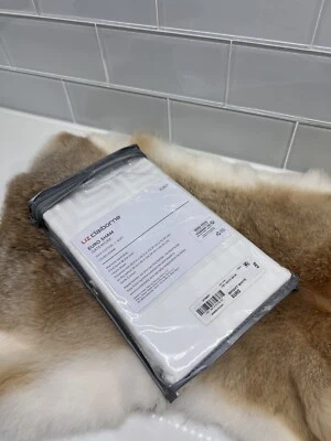 Funda de Almohada Liz Claiborne Euro Sham Blanco Brillante 1 pieza Nueva Foto 1 de 4