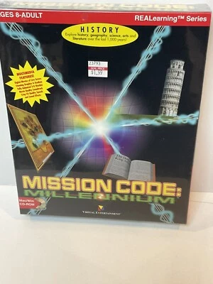 Old School Macintosh Mission Code Millennium Big Box NOS Sealed - Image 1 of 4