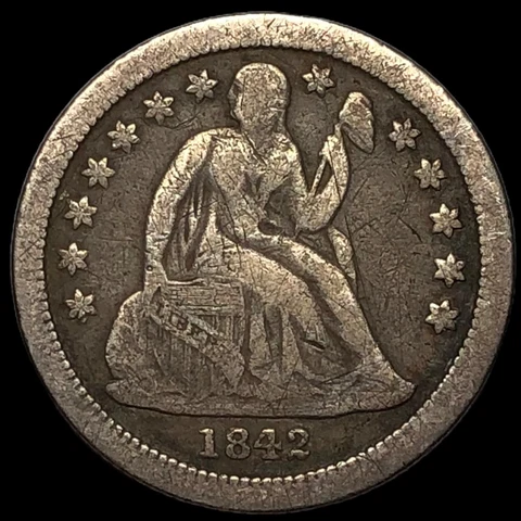 1842 O Seated Liberty Dime J9382 Cover