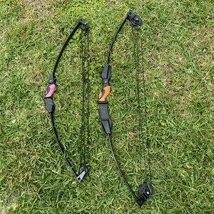 Barnett Banshee Orange Quad Compound Bow And Pink Lil Banshee - Picture 1 of 8