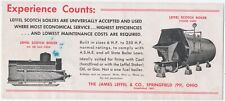 Experience Counts James Leffel & Co. Boilers Springfield Ohio Ink Blotter