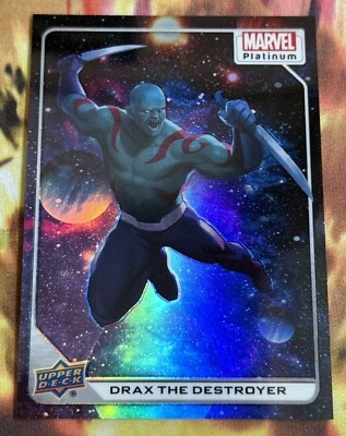 2023 Upper Deck Marvel Platinum Cosmic Drax The Destroyer #80 03/25 - Image 1 of 2