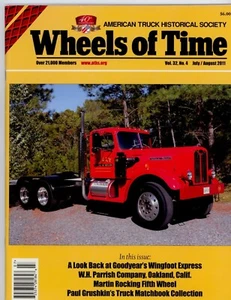 Wheels of Time July/Aug 2011 Goodyear's Wingfoot Express, WH Parrish Co., Martin - Imagen 1 de 2