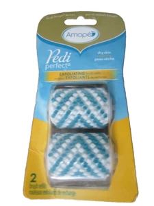 Amope Pedi Perfect Electronic Foot File Exfoliating Brush Refills (2 Pack) - Picture 1 of 2