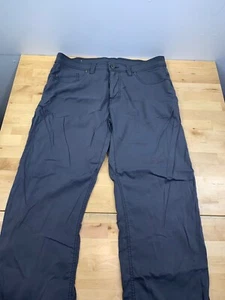 prAn Zion Pants mens 34x30 Gray Casual Outdoor Stretch Camp Hike 10033 - Picture 1 of 8