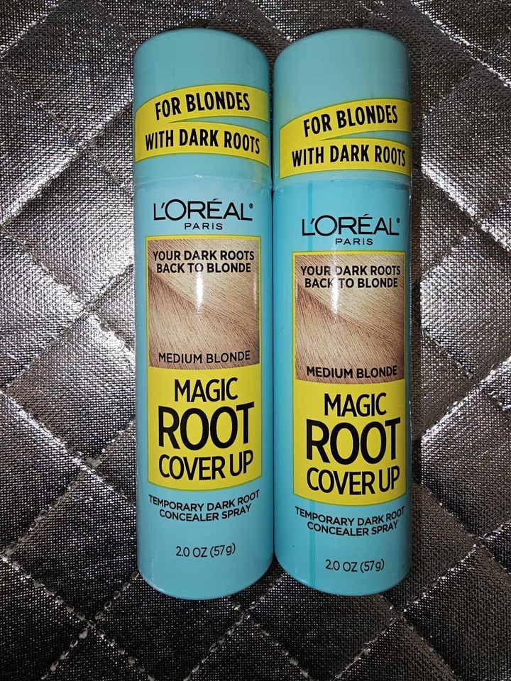 L'Oreal Paris Magic Root Cover Up Spray RUBIO MEDIO 2 oz Lote de 2 Foto 1 de 1