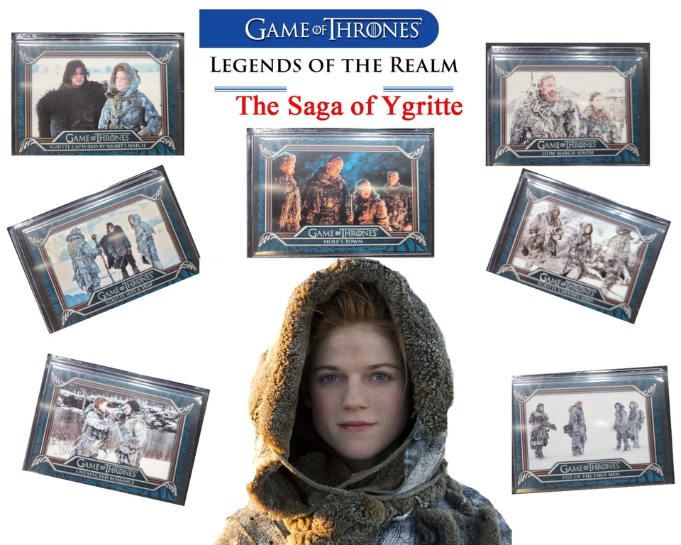 Game of Thrones, Legends of the Realm, The Saga of Ygritte chase cards - You Pic - Image 1 of 1