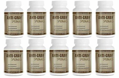 10 Packs Anti Gray Hair Saw Palmetto Catalase Max Strength Dietary Supplement - Image 1 of 4