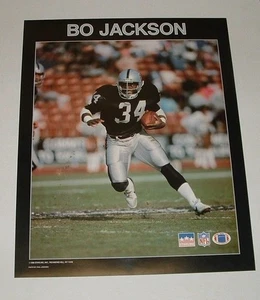 BO JACKSON, LOS ANGELES RAIDERS POSTER - 16X20 - STARLINE - 1988 - Picture 1 of 1