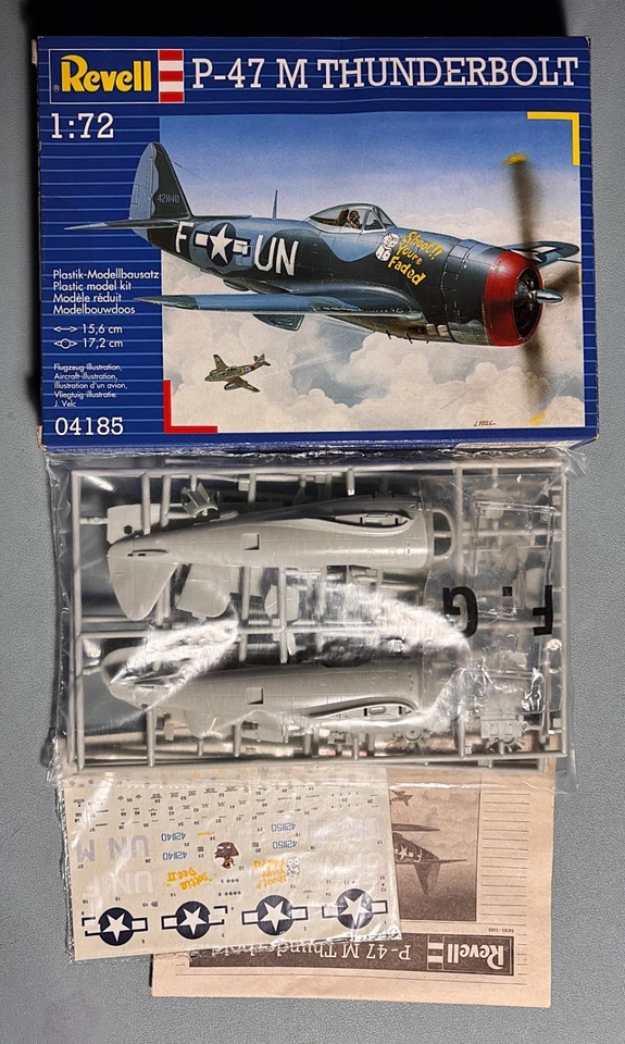 REVELL 04185 - P-47 M THUNDERBOLT - 1/72 PLASTIC KIT - Immagine 1 di 1