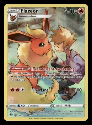 Flareon - TG01/TG30 - Ultra Rare - Brilliant Stars - Pokemon Card - NM/M - image 1 of 2