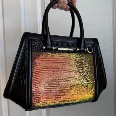 Brahmin Small Arden Satchel Multi Shimerda Black Sequence Capsule Collection - Image 1 of 4