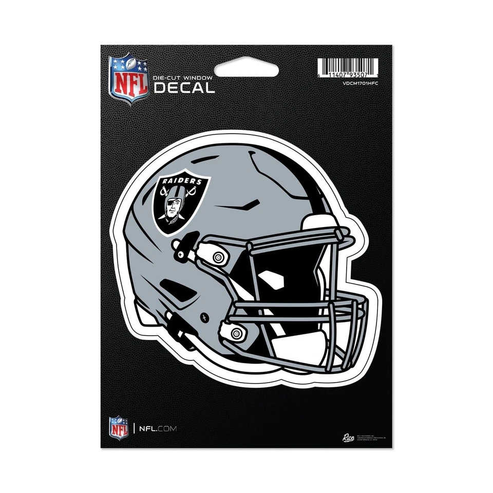 Las Vegas Raiders Helmet Design 5 Inch Vinyl Die Cut Decal Sticker, Full... - Image 1 of 1