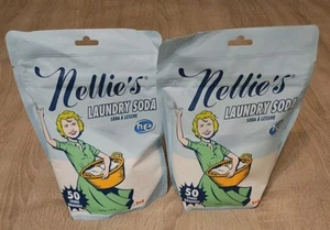 Nellie's 2 pack 1.6 lb 50 Load Laundry Soda - NEW and SEALED - Picture 1 of 2