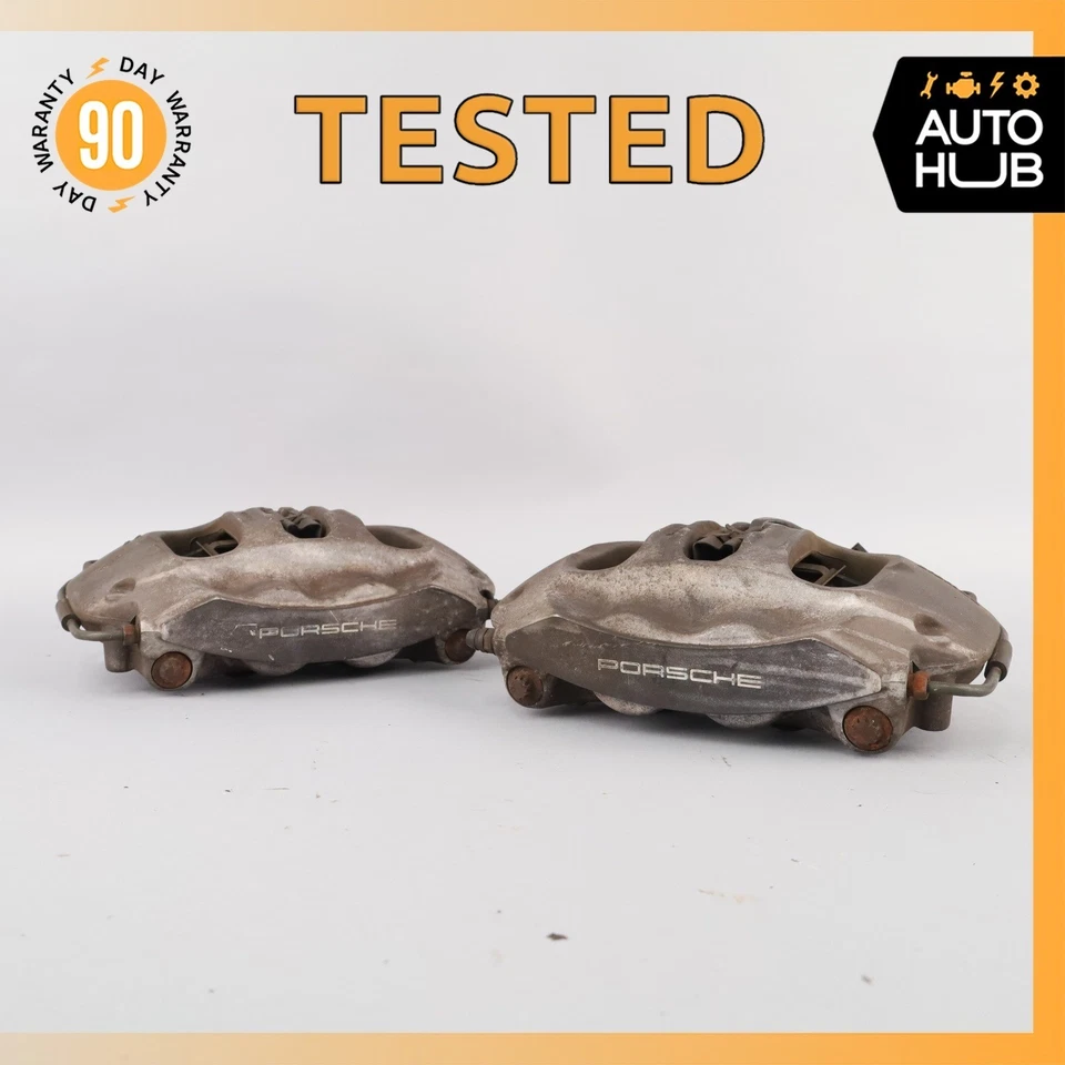 10-24 Porsche Panamera 970 4 / 911 Rear Brake Calipers Set 970352425 OEM - Image 1 of 4