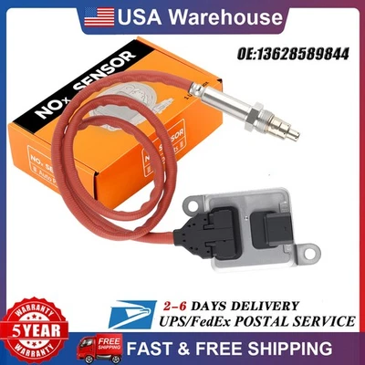 Sensor de óxido de nitrógeno NOx aguas abajo 13628589844 para BMW 335d 535d 535d 09-17 15 Foto 1 de 4