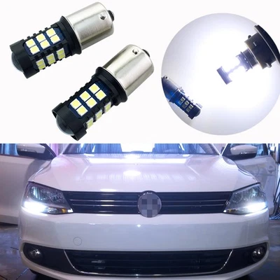 Bombillas LED blancas de xenón sin errores aptas para luces DRL diurnas MK6 Volkswagen Jetta Foto 1 de 4