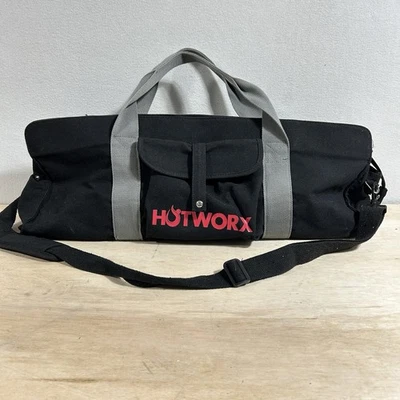 Hotworx Mat Towel Gym Bag Shoulder Duffel Yoga Carry-on Black Bag Only Canvas - Image 1 of 4