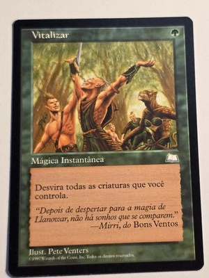 VITALIZE●Weatherlight●MTG●1997●COMMON●PORTUGUESE●NM(-)●C560 - Image 1 of 2