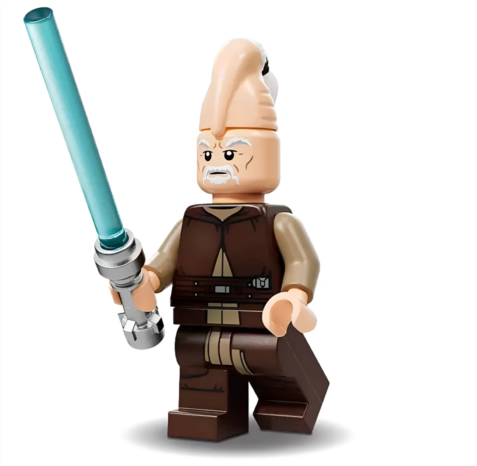 LEGO Star Wars Ki-Adi-Mundi Minifigura Maestro Jedi 75413 Clon Turbo Tanque NUEVO Foto 1 de 1
