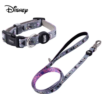 Set collare e guinzaglio per cani Disney Villains con licenza taglia M 30-45 cm prezzo consigliato ufficiale £ 25 - Immagine 1 di 4