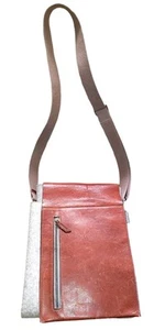 Graf & Lantz Schultertasche Umhängetasche braun grau Wolle Leder hergestellt in den USA - Bild 1 von 9