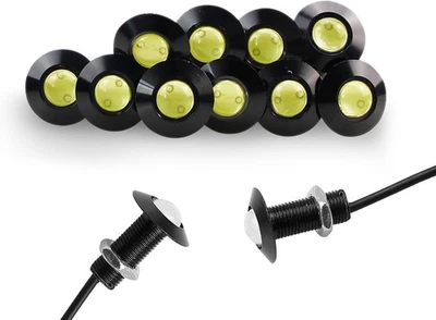 Eagle Eye Led - 10Pack Ultra Thin Daytime Black case, White light (Black)  - Image 1 of 4