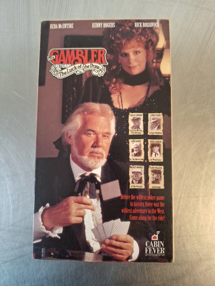 The Gambler Returns  The Luck of the Draw  VHS 1991 - Roger's/Reba McEntire Foto 1 de 3