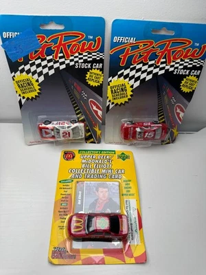 Lote NASCAR Racing Champions Bill Elliott & Pit Row Dale Jarrett Morgan Shepherd - Imagem 1 de 4