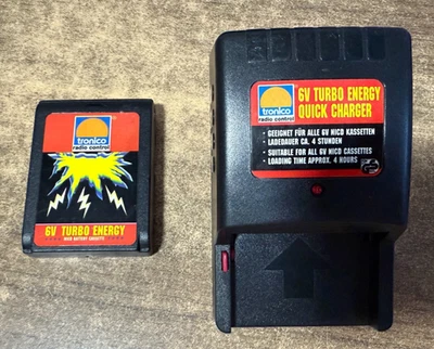 Original Tronico RC Ladegerät Charger 7V mit Akku 6V 4h NiCd für Dickie - Bild 1 von 4