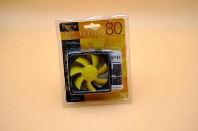 SilenX 80mm Effizio Silent Case Fan 12 DBA 25 cfm - Image 1 of 2