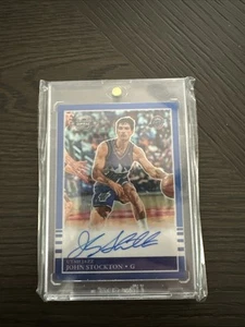 2022 Contenders Optic Blue John Stockton 1985 Auto /25 - Picture 1 of 2