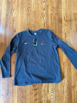 Nike Alabama Crimson Tide Thermal Waffle Weave Fleece Lined Shirt Men’s X-Large - Image 1 of 4