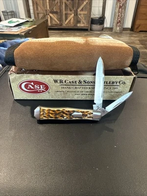 CUCHILLO CASE XX EE. UU. TONY BOSE COLABORACIÓN PERSONALIZADA 622011 COFFIN JACK Hueso Antiguo EN CAJA Foto 1 de 4