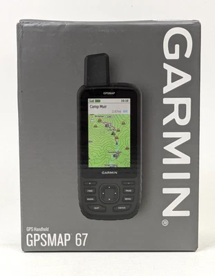 Garmin GPSMAP 67 Handheld 3" GPS Black Backpacking GNSS Topo (010-02813-00) - Image 1 of 4