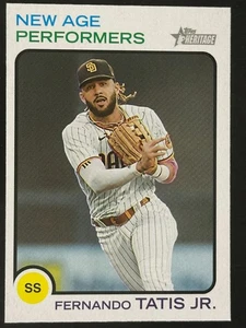 2022 Topps Heritage New Age Performers NAP-9 Fernando Tatis Jr - Bild 1 von 2