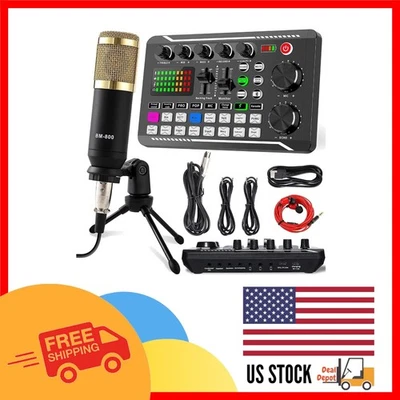 Studio-Quality Podcast Equipment Set: Compact Microphone & Mixer Bundle - Image 1 of 4