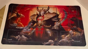 Flesh & Blood Taipanis Dracai of Judgement Lands Graveyard Exile 23x13 Playmat - Picture 1 of 4