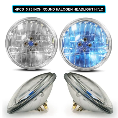 Faros halógenos H5009 4 piezas aptos para Ford Galaxie 500 1962-1974 DOT 5,75" 5-3/4 pulgadas Foto 1 de 4