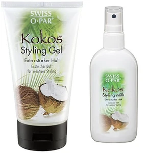 150ml Swiss O-Par Coconut Styling Milk or Gel Extra Strong Hold - Picture 1 of 3