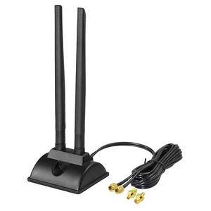 4G LTE Antenne SMA TS9 6dBi Magnetfuß MIMO Signalverstärker Router WLAN - Bild 1 von 11