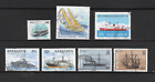Ships + Boats -- 7 diff used from 5 countries -- cv $8.70